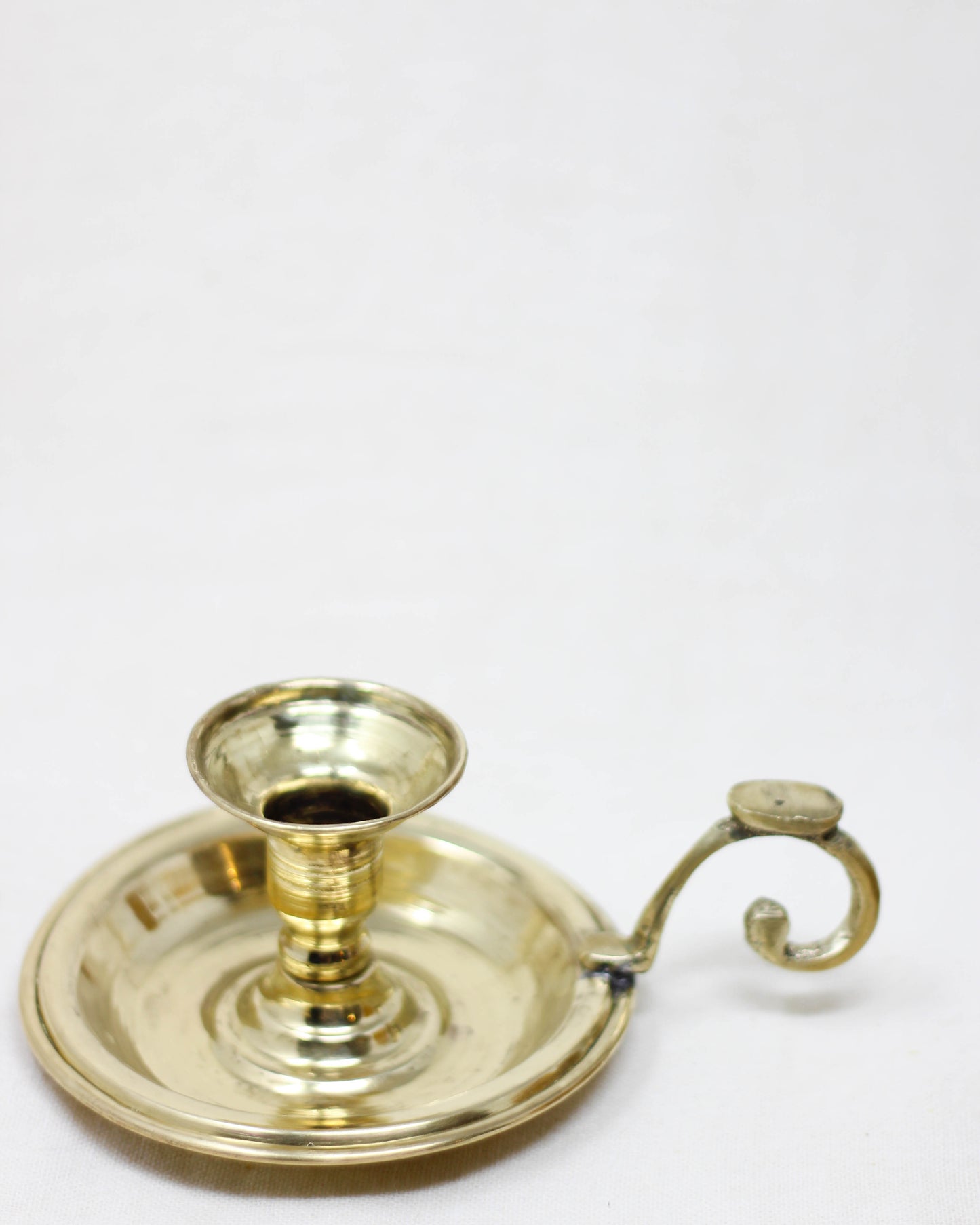 Vintage Chamberstick + 2 Taper Pairs incl.