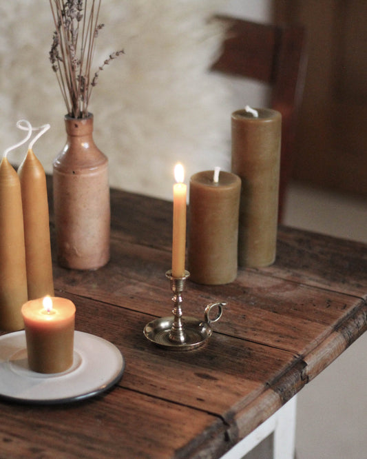 Mini Chamberstick - Pack of 10 Ritual flames incl.