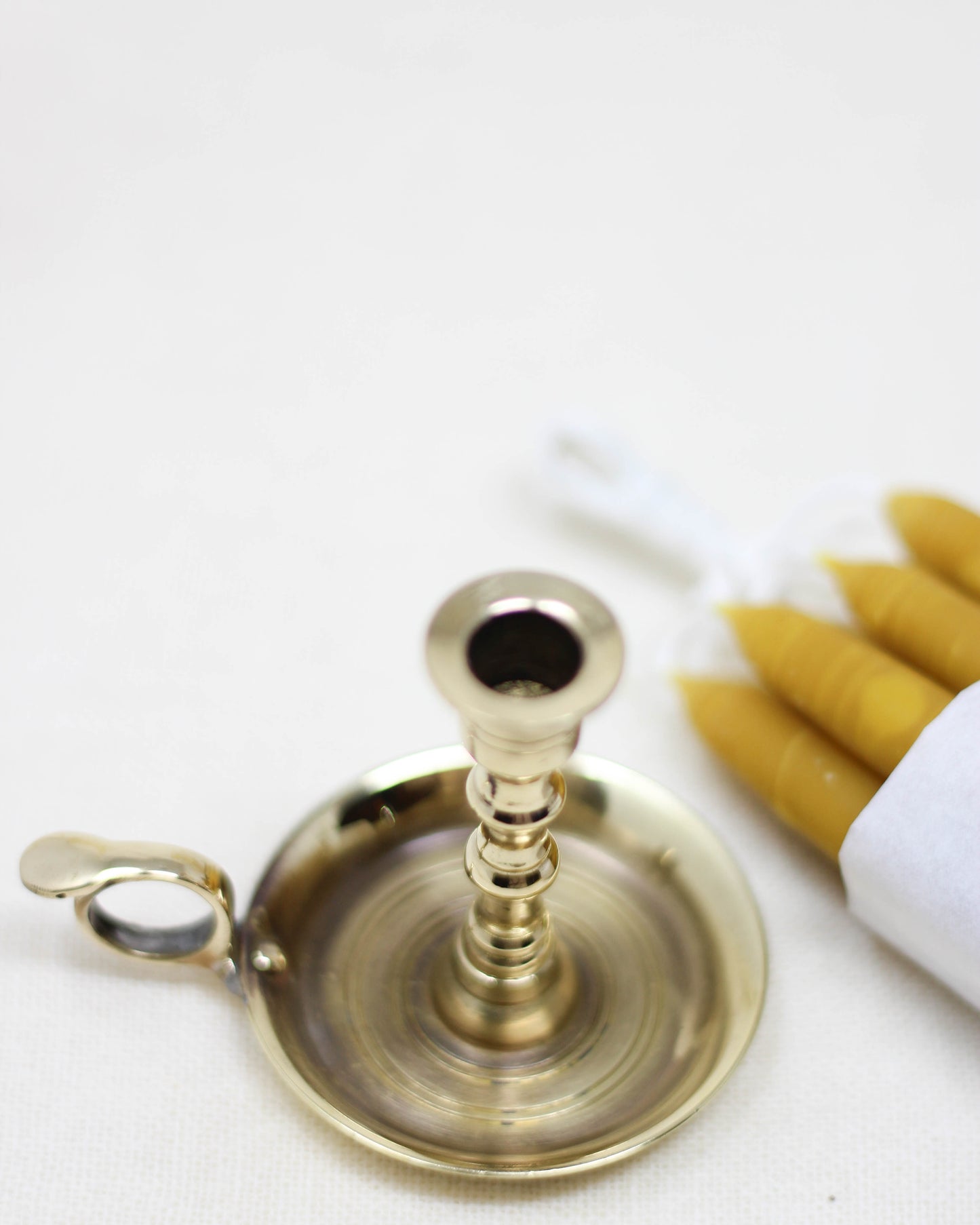 Mini Chamberstick - Pack of 10 Ritual flames incl.