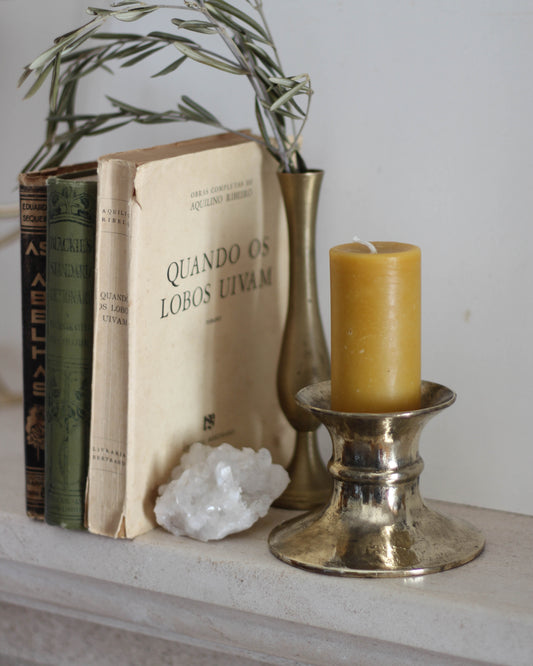 Vintage Pillar Holder + Small Heritage Pillar